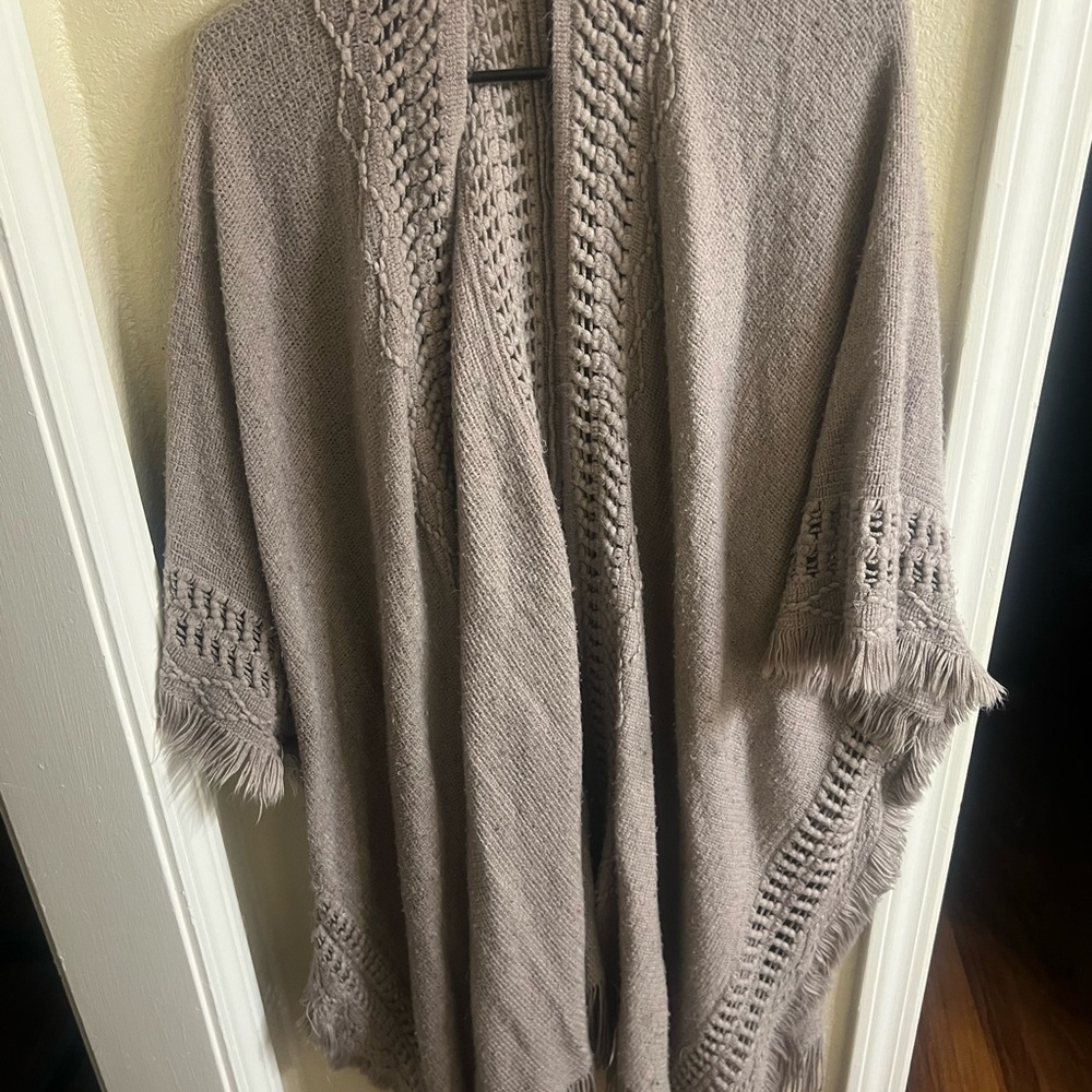 Elegant Open Knit Women's Cardigan